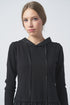 Image 6 of Jersey linen dress. Made from jersey linen fabric, hood & skirt Jona from Baltic Linen
